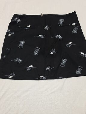 Disney Alice Black Cheshire Cat Mini Skirt
